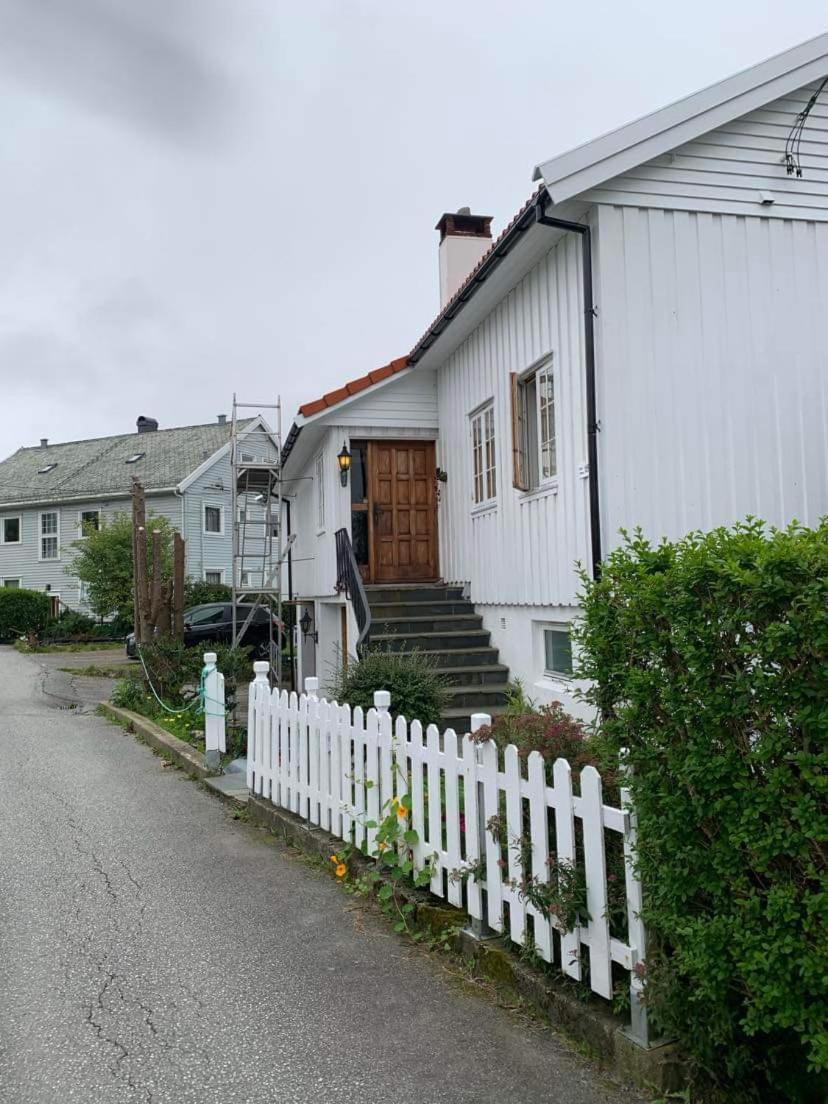 Sentrumsnaer Kjellerleilighet, Naer Sykehus Og Hogskole, Parkering ハウゲスン エクステリア 写真